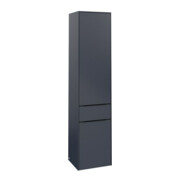 V&B Armoire haute Subway 3.0 40x171x36,2cm, Porte droite/grise avant bleue, Mar. bleue