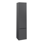 V&B Armoire haute Subway 3.0 40x171x36,2cm, porte droite/grise volcan bleu, graphique