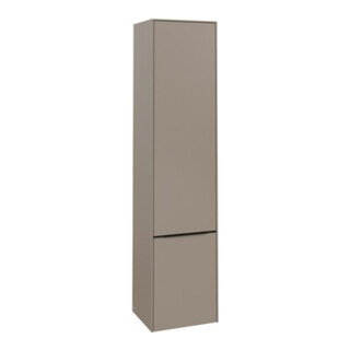V&B Armoire haute Subway 3.0 40x171x36,2cm, porte droite/poignée bleu volcan, Tau