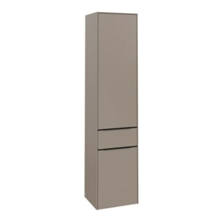 V&B Armoire haute Subway 3.0 40x171x36,2cm, porte droite/poignée bleu volcan, Tau