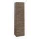 V&B Armoire haute Subway 3.0 40x171x36,2cm, porte gauche/grise alu brillant, Ariz. Oa-1