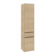 V&B Armoire haute Subway 3.0 40x171x36,2cm, porte gauche/grise devant, Nord Oa-1