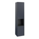 V&B Armoire haute Subway 3.0 40x171x36,2cm, porte gauche/grise, façade bleue-1