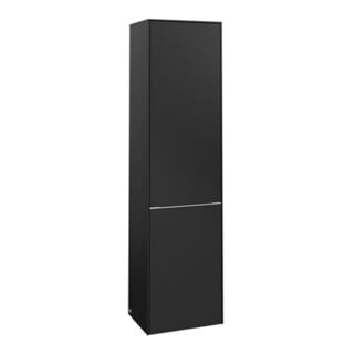 V&B Armoire haute Subway 3.0 40x171x36,2cm, porte L/gr alu brillant, bleu volcan