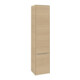 V&B Armoire haute Subway 3.0 40x171x36,2cm, Porte L/Gr Alu brillant, Nord Oa-1