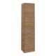 V&B Armoire haute Subway 3.0 40x171x36,2cm, porte L/gr aluminium brillant, chêne naturel-1