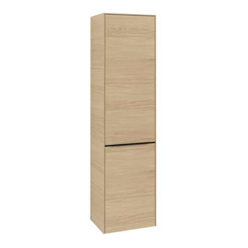 V&B Armoire haute Subway 3.0 40x171x36,2cm, porte L/Gr avant bleu, Nord Oa