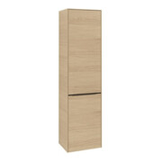 V&B Armoire haute Subway 3.0 40x171x36,2cm, porte L/Gr avant bleu, Nord Oa