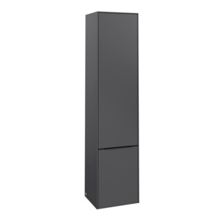 V&B Armoire haute Subway 3.0 40x171x36,2cm, porte L/Gr bleu volcan, graph.