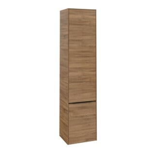 V&B Armoire haute Subway 3.0 40x171x36,2cm, porte L/Gr bleu volcan, Kan Oa
