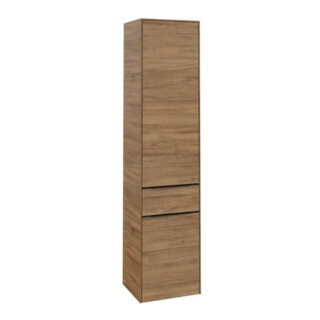 V&B Armoire haute Subway 3.0 40x171x36,2cm, porte L/Gr bleu volcan, Kan Oa