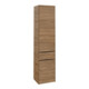 V&B Armoire haute Subway 3.0 40x171x36,2cm, porte L/Gr bleu volcan, Kan Oa-1