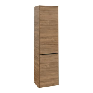 V&B Armoire haute Subway 3.0 40x171x36,2cm, porte L/Gr bleu volcan, Kan Oa