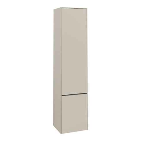 V&B Armoire haute Subway 3.0 40x171x36,2cm, porte L/Gr mon., gris cachemire