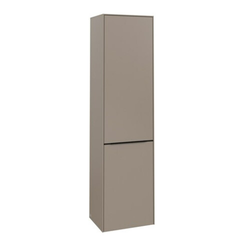 V&B Armoire haute Subway 3.0 40x171x36,2cm, porte L/poignée bleu volcan, Taupe