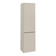 V&B Armoire haute Subway 3.0 40x171x36,2cm, porte L/Verre mon., gris cachemire