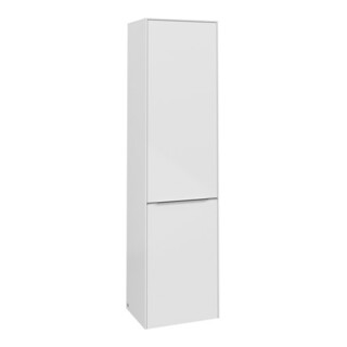 V&B Armoire haute Subway 3.0 40x171x36,2cm, porte R/Gr AL g, blanc brillant