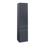 V&B Armoire haute Subway 3.0 40x171x36,2cm, porte R/Gr alu brillant, bleu marine