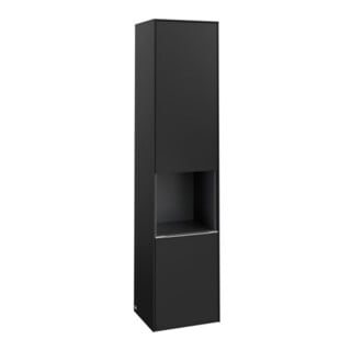 V&B Armoire haute Subway 3.0 40x171x36,2cm, porte R/Gr alu brillant, bleu volcan