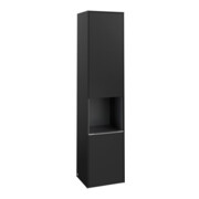 V&B Armoire haute Subway 3.0 40x171x36,2cm, porte R/Gr alu brillant, bleu volcan