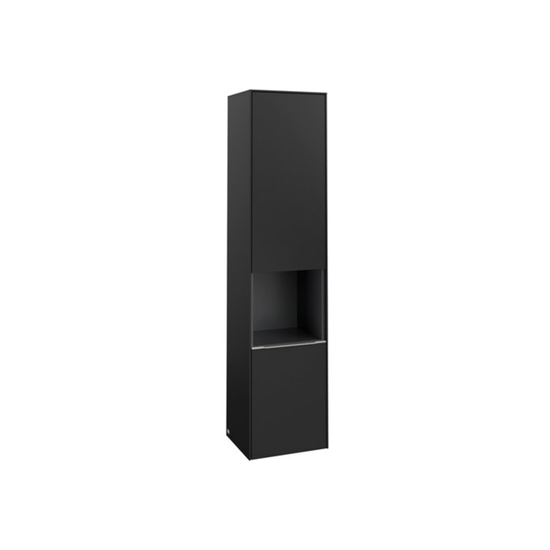 V&B Armoire haute Subway 3.0 40x171x36,2cm, porte R/Gr alu brillant, bleu volcan