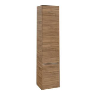 V&B Armoire haute Subway 3.0 40x171x36,2cm, Porte R/Gr Alu brillant, Châssis Oa