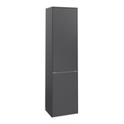 V&B Armoire haute Subway 3.0 40x171x36,2cm, porte R/Gr alu brillant, graphite