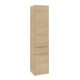 V&B Armoire haute Subway 3.0 40x171x36,2cm, porte R/Gr Alu brillant, Nord Oa-1