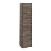 V&B Armoire haute Subway 3.0 40x171x36,2cm, porte R/Gr alu brillant, st. Oa