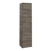 V&B Armoire haute Subway 3.0 40x171x36,2cm, porte R/Gr alu brillant, st. Oa