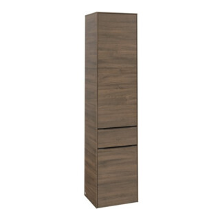 V&B Armoire haute Subway 3.0 40x171x36,2cm, porte R/Gr avant bleu, Ariz. Oa