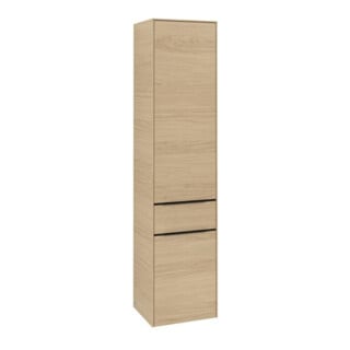 V&B Armoire haute Subway 3.0 40x171x36,2cm, porte R/Gr avant bleu, Nord Oa