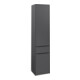 V&B Armoire haute Subway 3.0 40x171x36,2cm, porte R/Gr bleu volcan, graphite-1