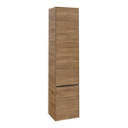 V&B Armoire haute Subway 3.0 40x171x36,2cm, porte R/Gr bleu volcan, Kan Oa
