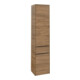V&B Armoire haute Subway 3.0 40x171x36,2cm, porte R/Gr bleu volcan, Kan Oa-1