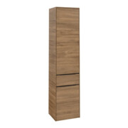 V&B Armoire haute Subway 3.0 40x171x36,2cm, porte R/Gr bleu volcan, Kan Oa