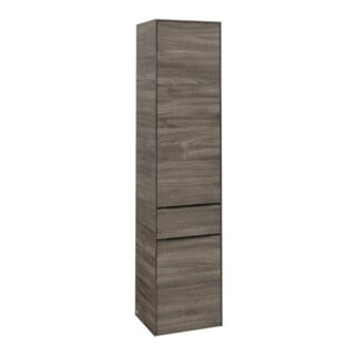 V&B Armoire haute Subway 3.0 40x171x36,2cm, porte R/Gr bleu volcan, st. Oa