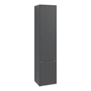 V&B Armoire haute Subway 3.0 40x171x36,2cm, porte R/Gr bleu volcan, wine r