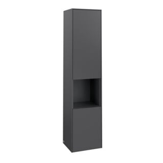 V&B Armoire haute Subway 3.0 40x171x36,2cm, porte R/Gr monochr, graphite