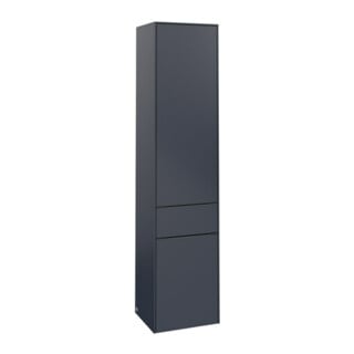 V&B Armoire haute Subway 3.0 40x171x36,2cm, porte R/Gr monochr, Mar bl.