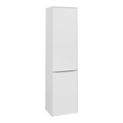 V&B Armoire haute Subway 3.0 40x171x36,2cm, Porte R/Poignée alu brillant, P blanc