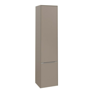 V&B Armoire haute Subway 3.0 40x171x36,2cm, Scha R/Poignée alu brillant, Taupe