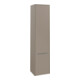 V&B Armoire haute Subway 3.0 40x171x36,2cm, Scha R/Poignée alu brillant, Taupe-1