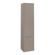 V&B Armoire haute Subway 3.0 40x171x36,2cm, Scha R/Poignée alu brillant, Taupe