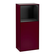 V&B Armoire latérale Éclairage mural Finion 41,8x93,6 cm, gauche, étagère sup. bleu mat Peo