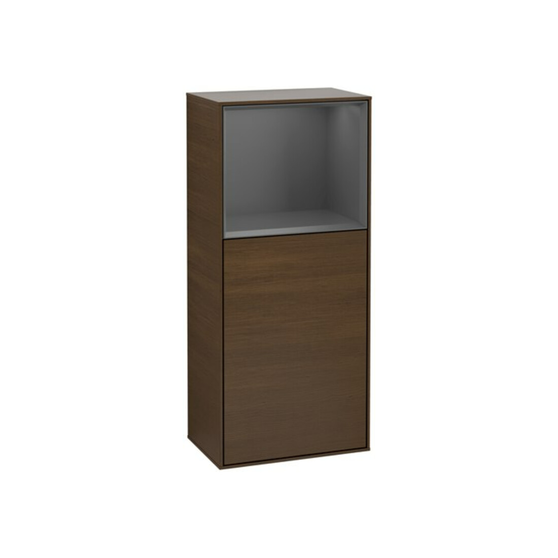 V&B Armoire latérale Éclairage mural Finion 41,8x93,6 cm, l, anthracite, effet bois