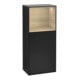 V&B Armoire latérale Éclairage mural Finion 41,8x93,6cm, d, Étagère sup inf, bleu m Lac-1