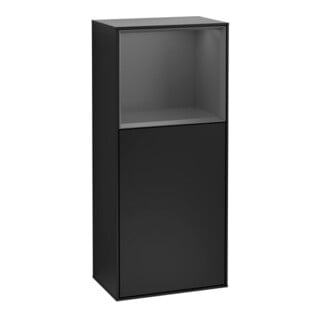 V&B Armoire latérale Éclairage mural Finion 41,8x93,6cm, droite, bleu mat laqué