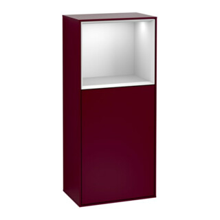 V&B Armoire latérale Éclairage mural Finion 41,8x93,6cm, droite, Reg ob wh. m, Peo Matt