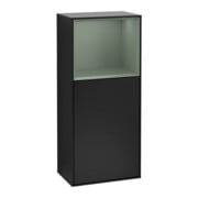 V&B Armoire latérale Éclairage mural Finion 41,8x93,6cm, g, Étagère sup. Oli. m, bleu m Lac